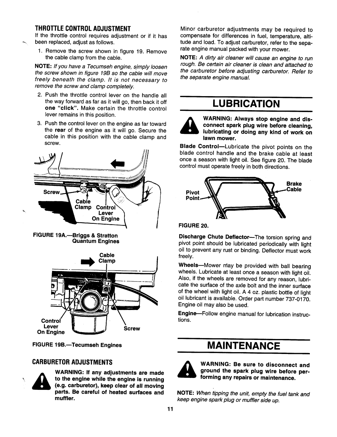 MTD 112-518R000, 112-515R000, 112-516R000 manual 