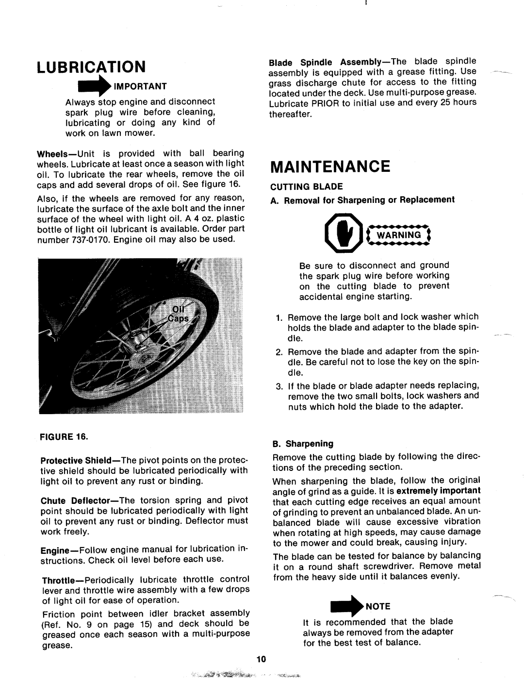 MTD 112-530A manual 