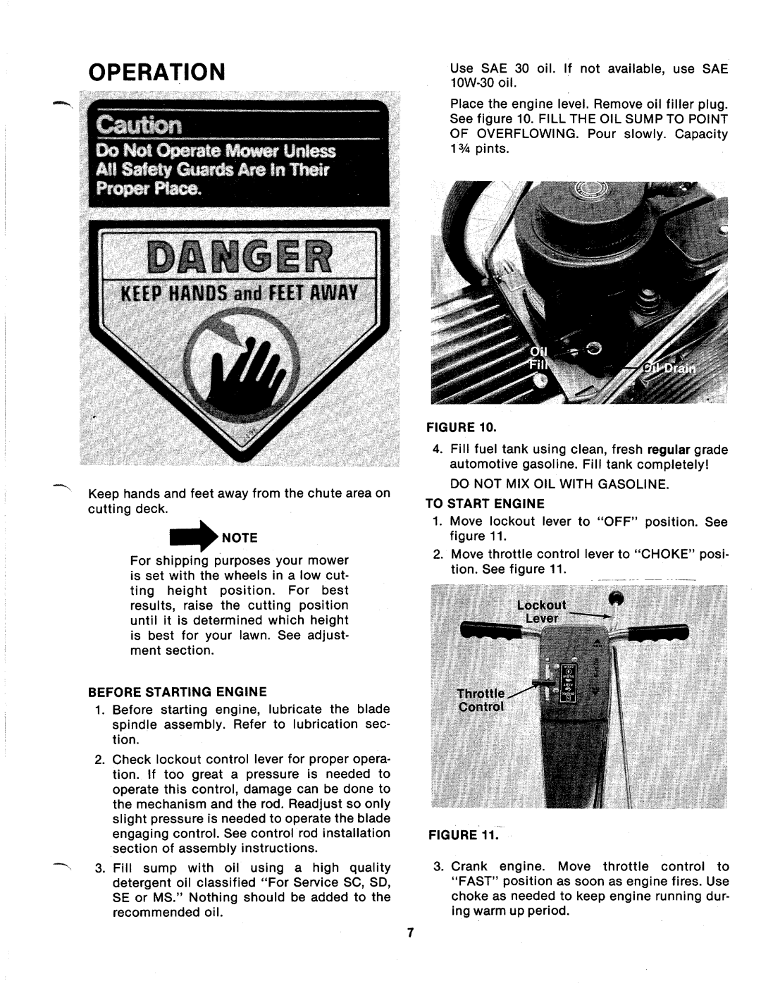 MTD 112-530A manual 