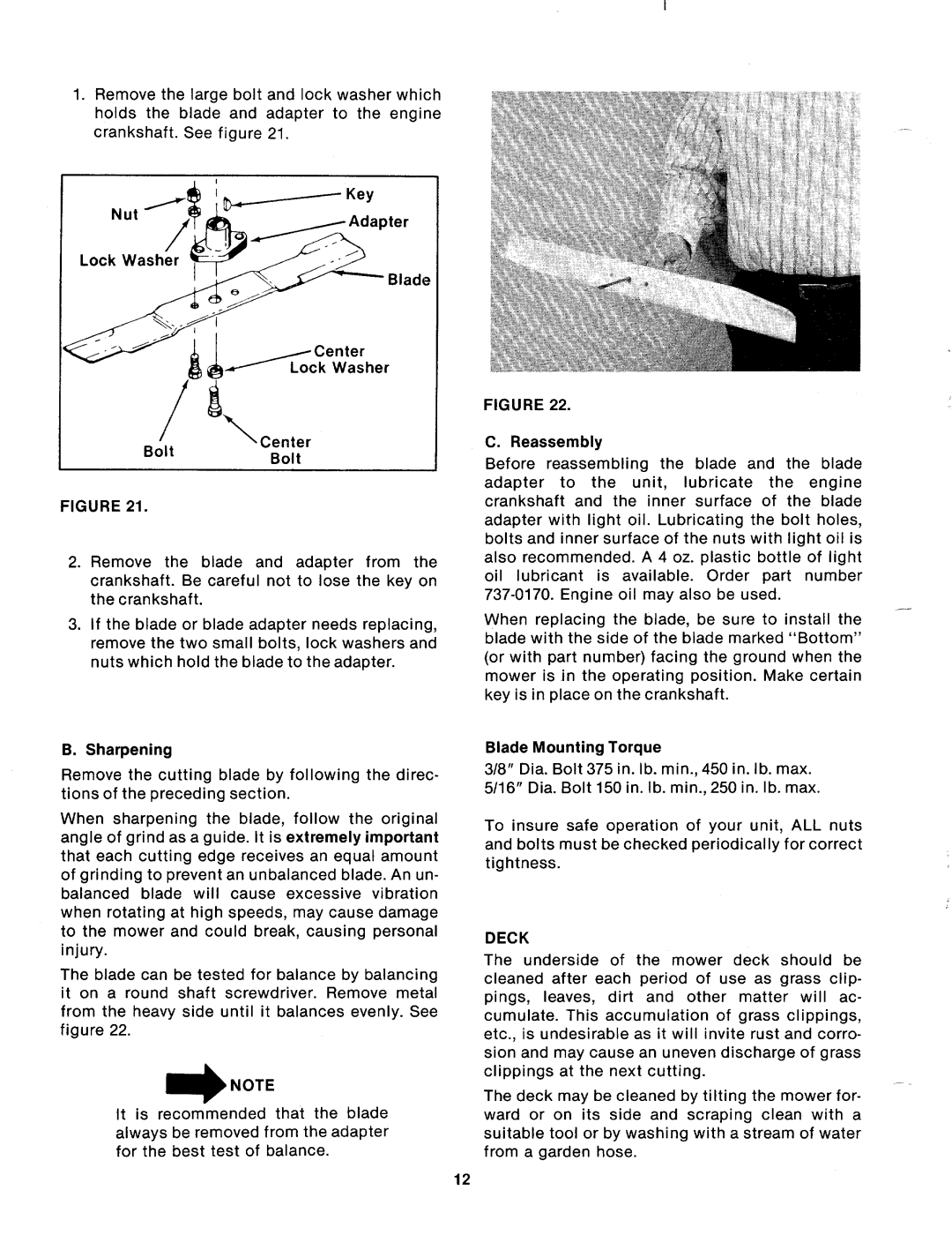 MTD 112-638A manual 