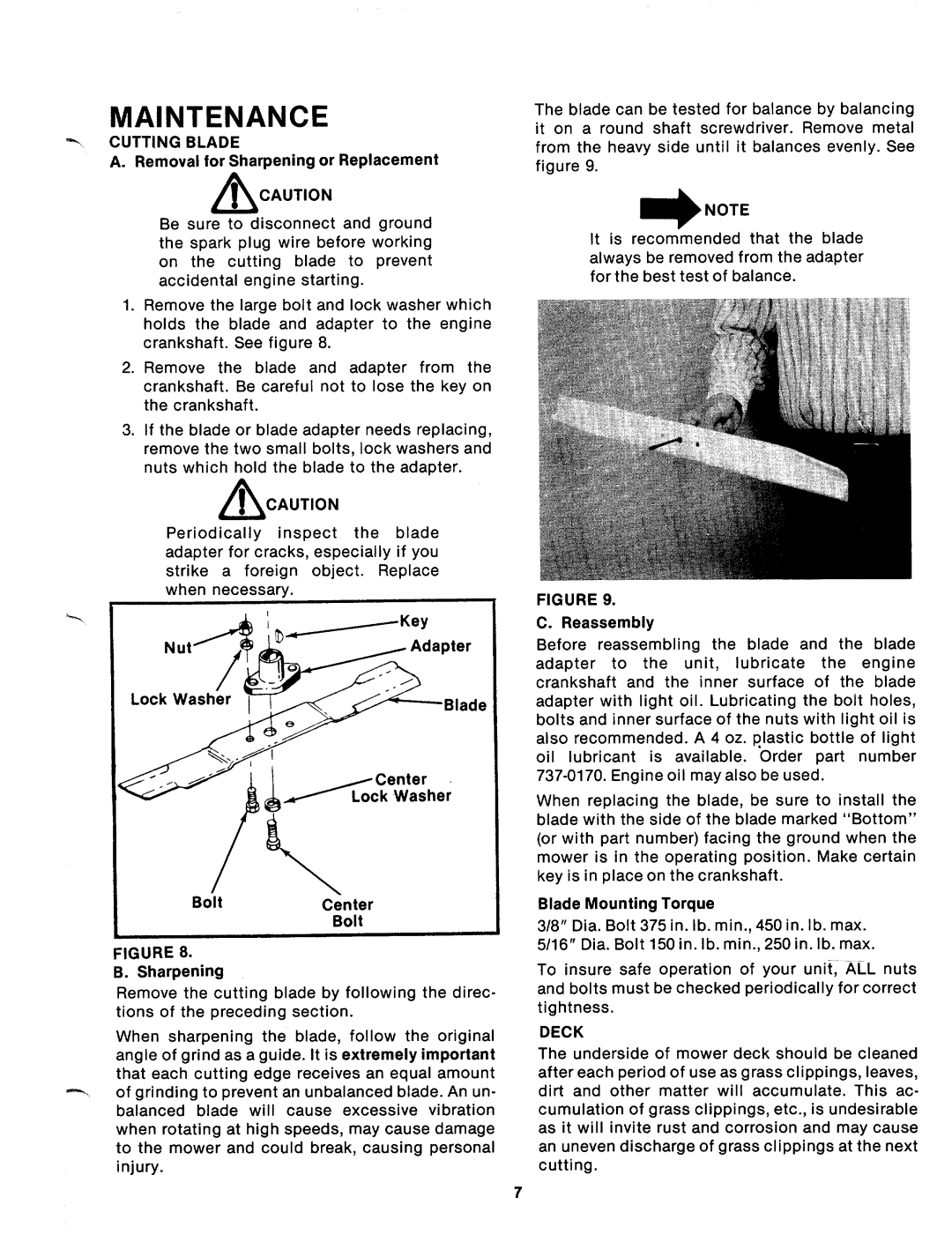 MTD 112-671A manual 