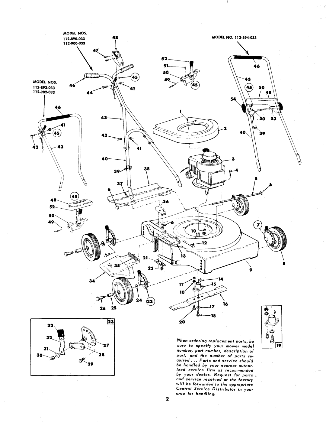 MTD 112-902-033, 112-900-033, 112-894-033, 112-890-033, 112-892-033 manual 