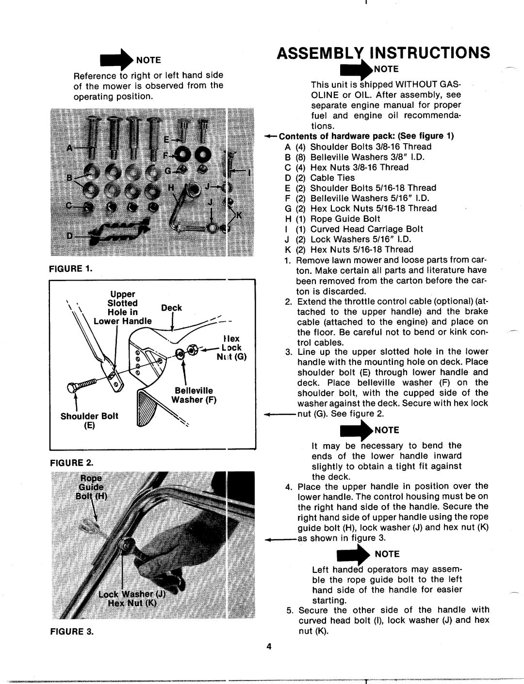 MTD 113-011A, 113-020A manual 