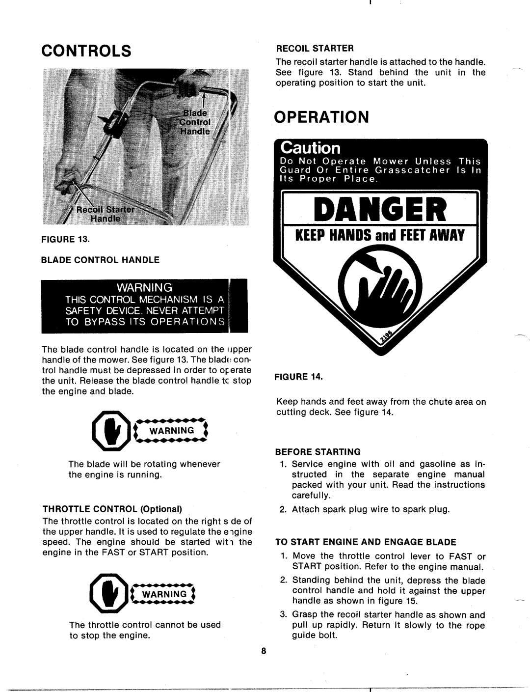 MTD 113-011A, 113-020A manual 