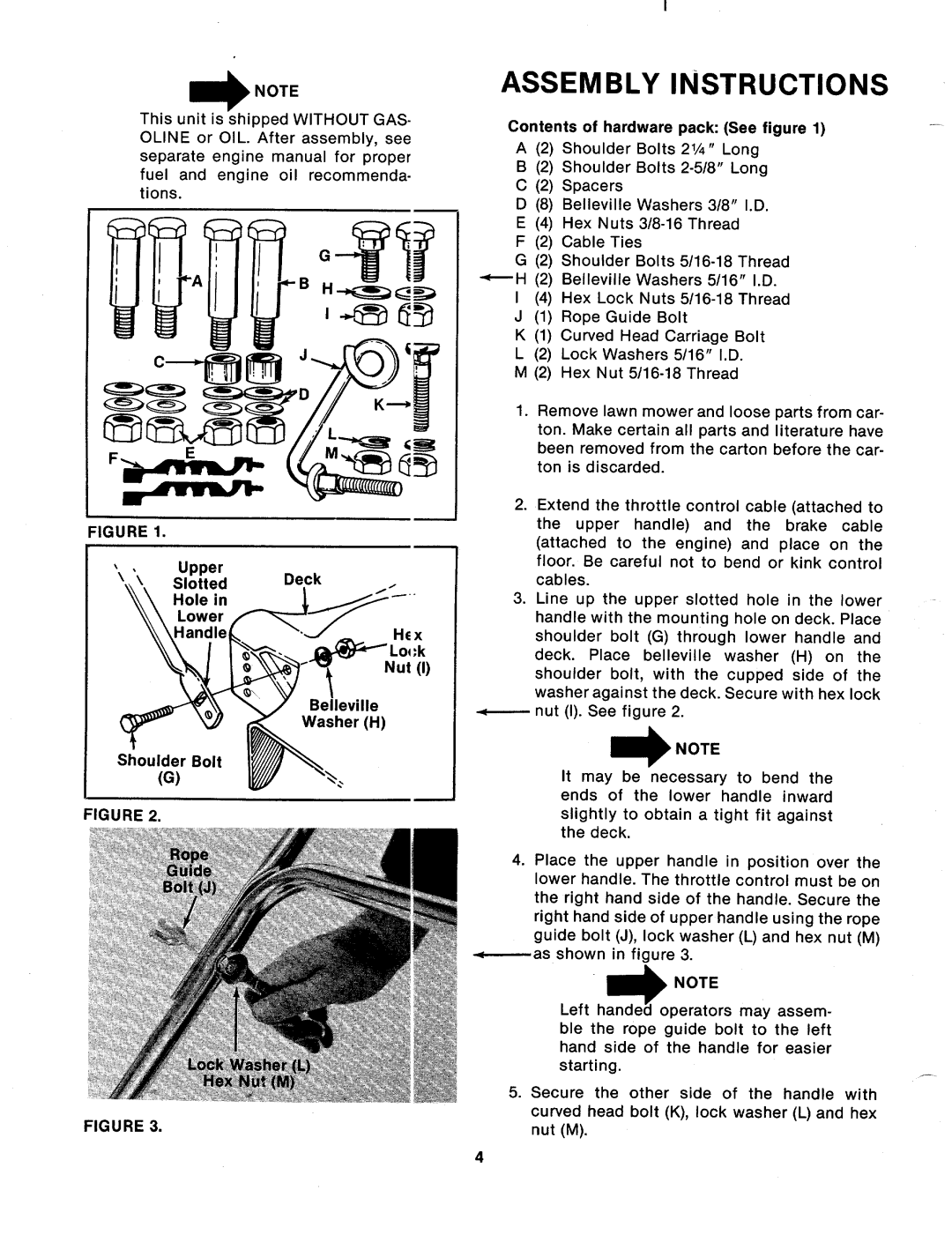 MTD 113-050A manual 