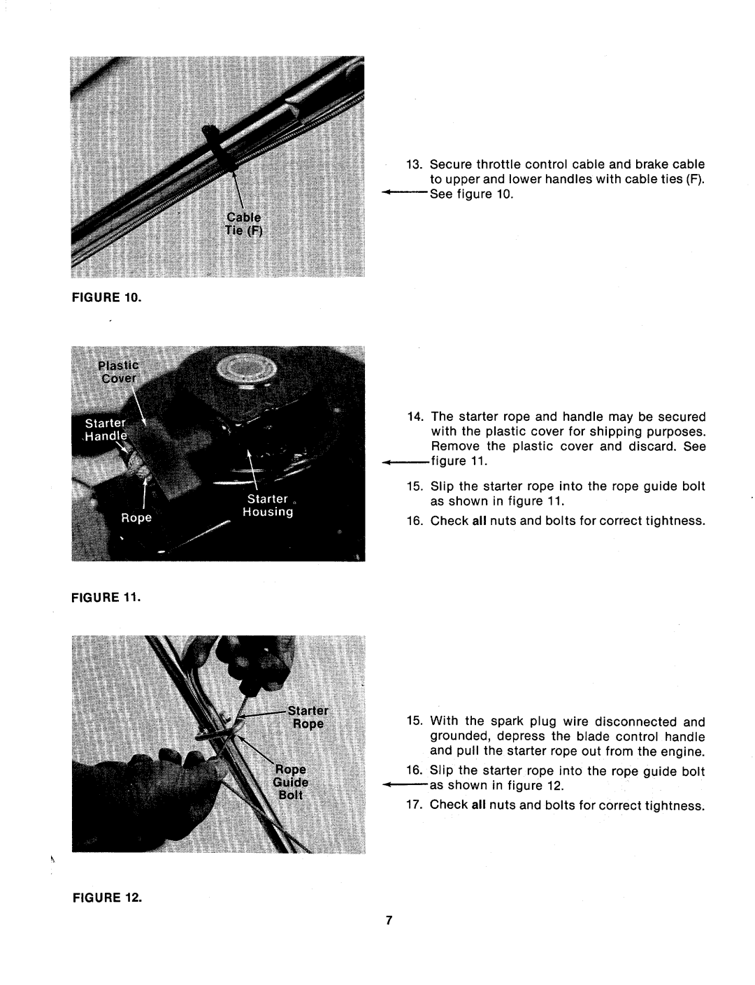 MTD 113-050A manual 