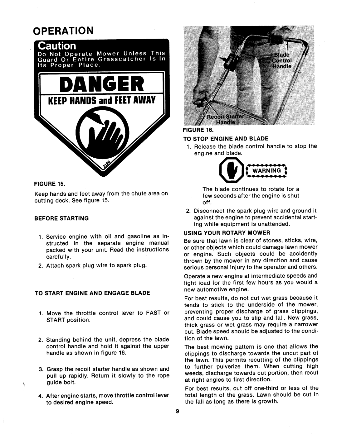 MTD 113-050A manual 