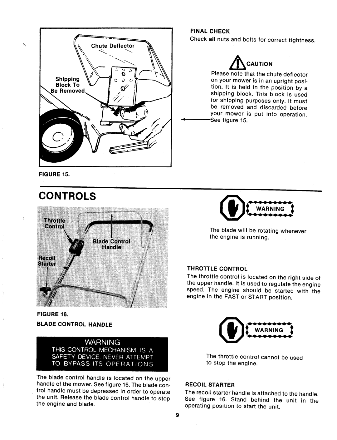 MTD 113-080A, 113-072A, 113-082A, 113-070A manual 