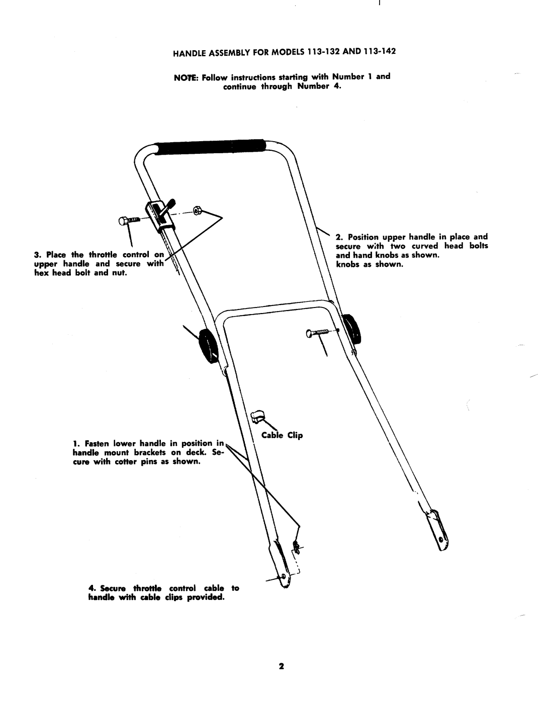 MTD 113-122, 113-112, 113-132, 113-142 manual 