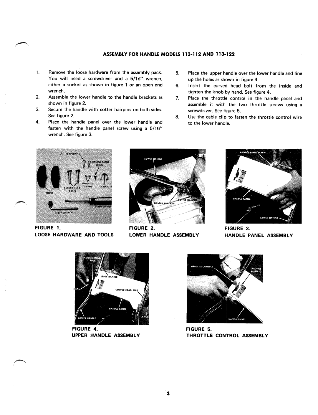 MTD 113-142, 113-112, 113-132, 113-122 manual 