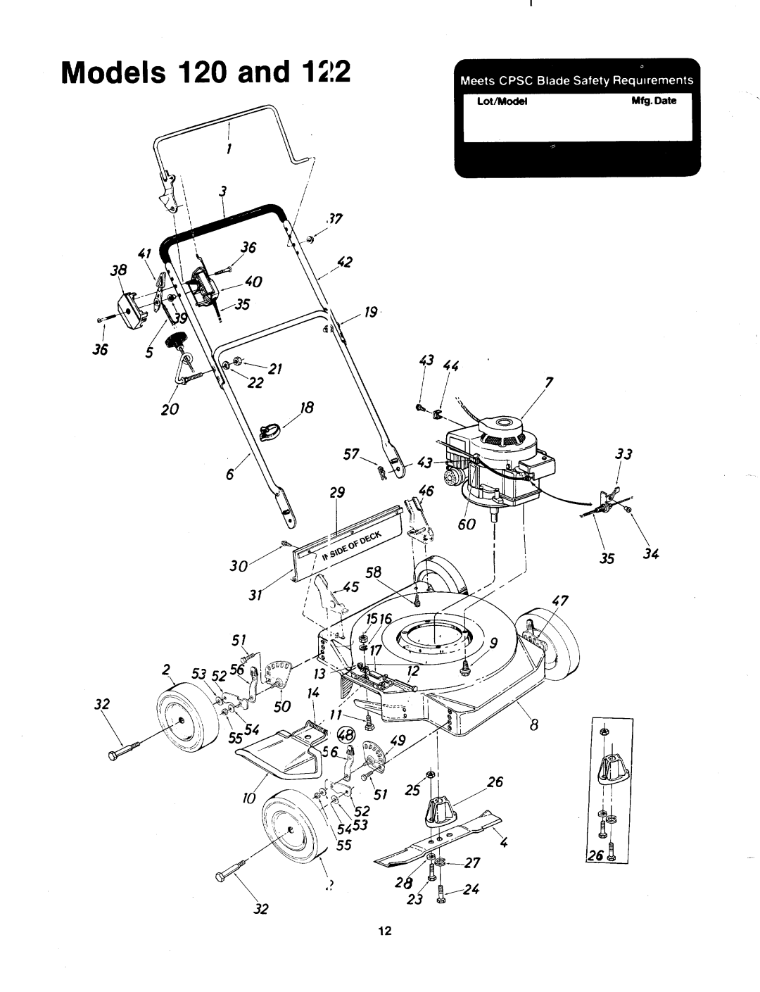 MTD 113-122A, 113-120A manual 