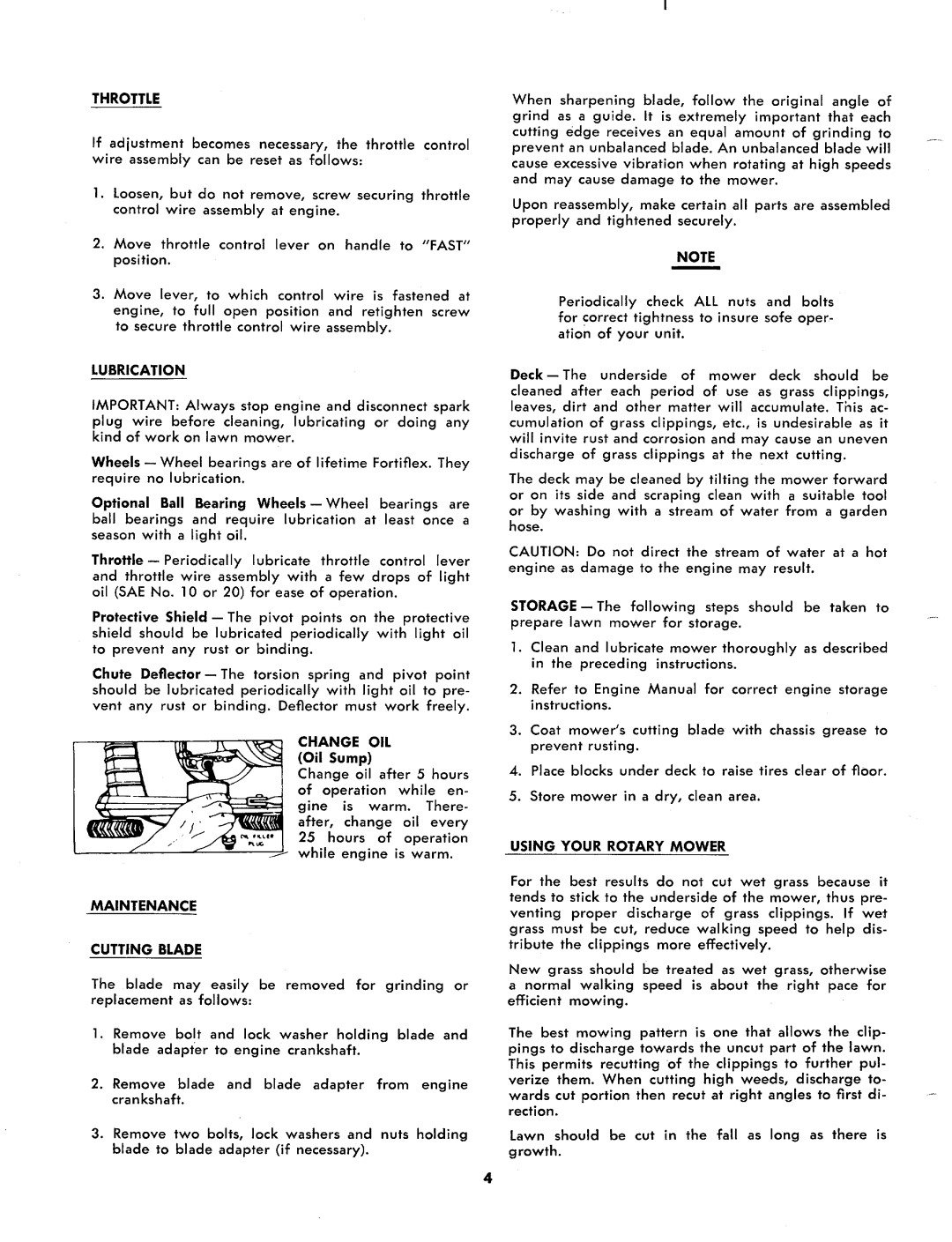 MTD 114-050A, 114-040A manual 