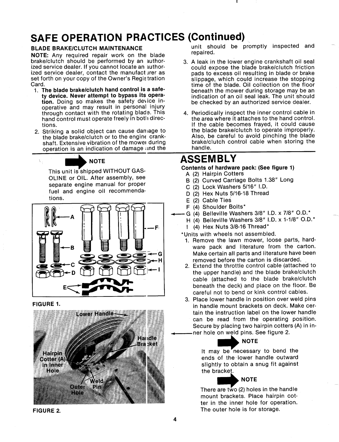 MTD 114-074-000, 114-073-000, 114-083-000, 114-084-000 manual 