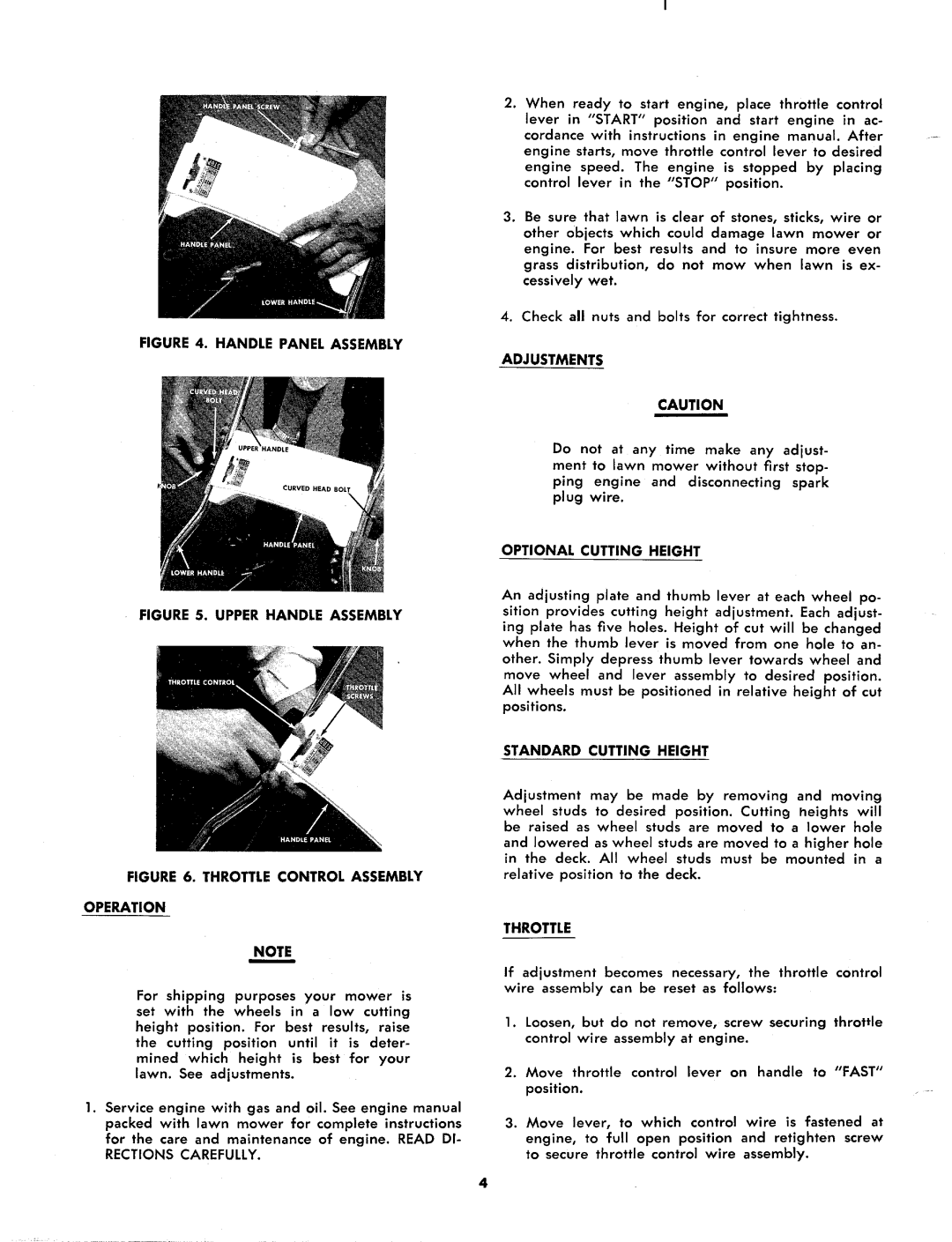 MTD 114-100A manual 