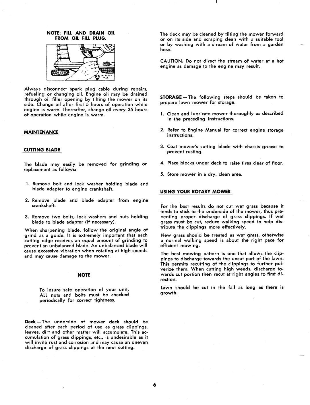 MTD 114-112A, 114-132A, 114-122A, 114-142AA manual 