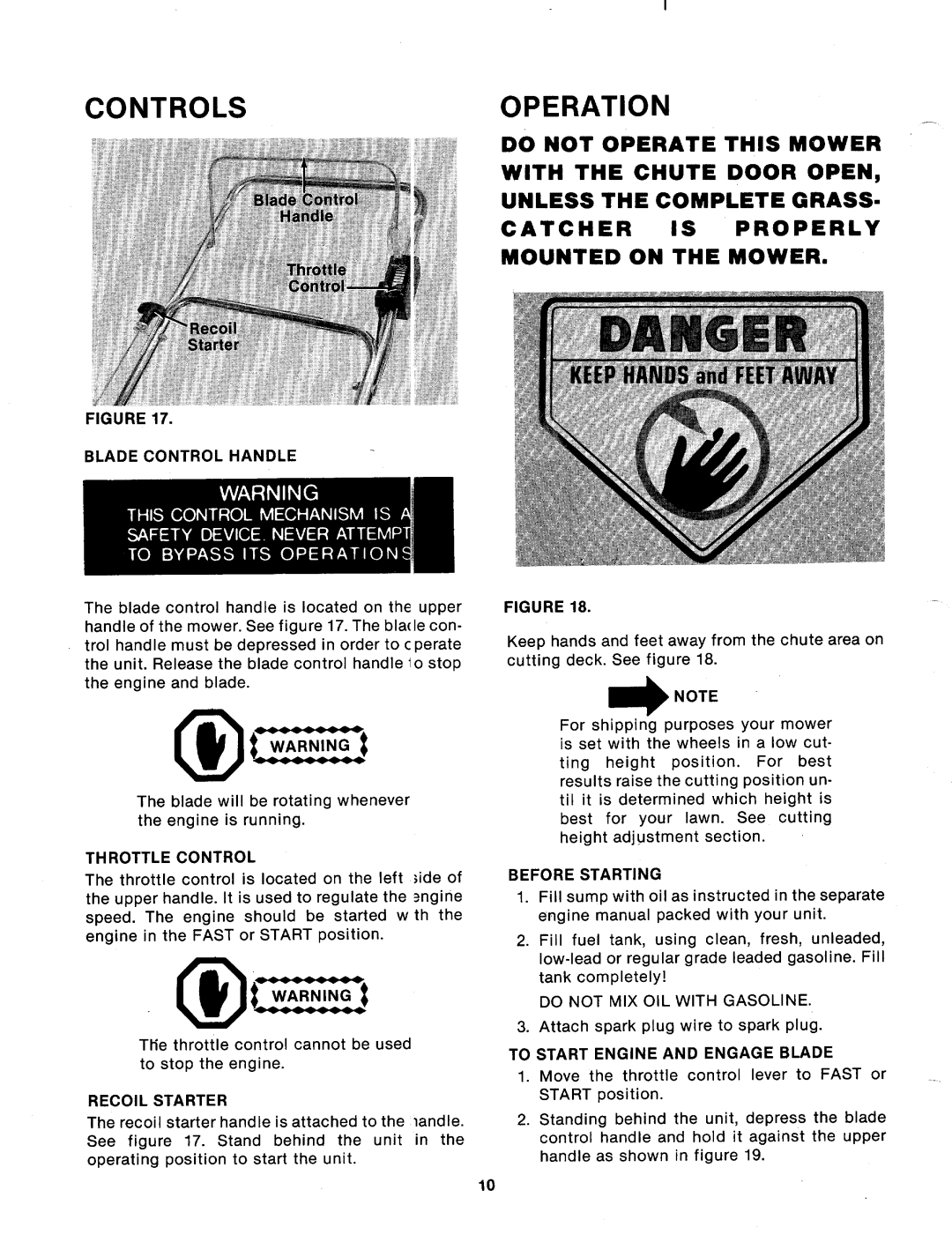 MTD 114-331A000 manual 