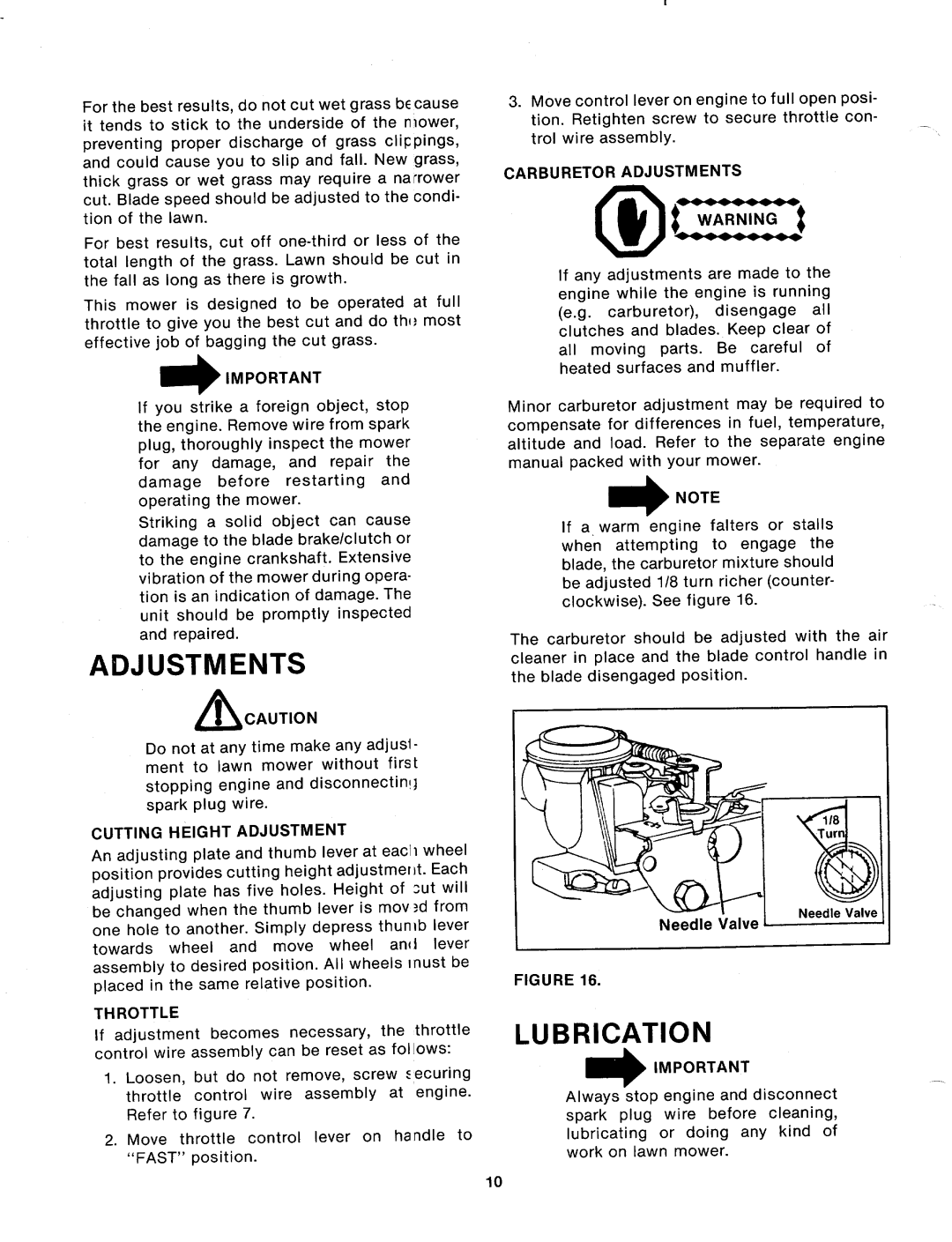 MTD 114-333-000 manual 