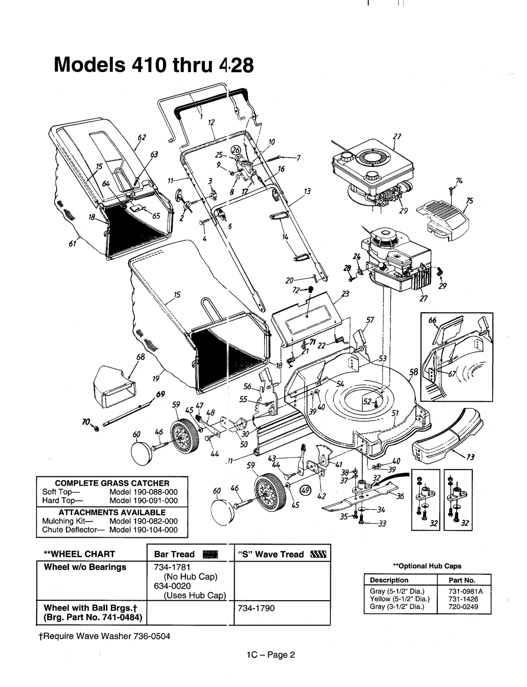 MTD 114-515A000 thru 114-518D000, 114-410A000 thru 114-428G000, 114-502A000 thru 114-508H000 manual 