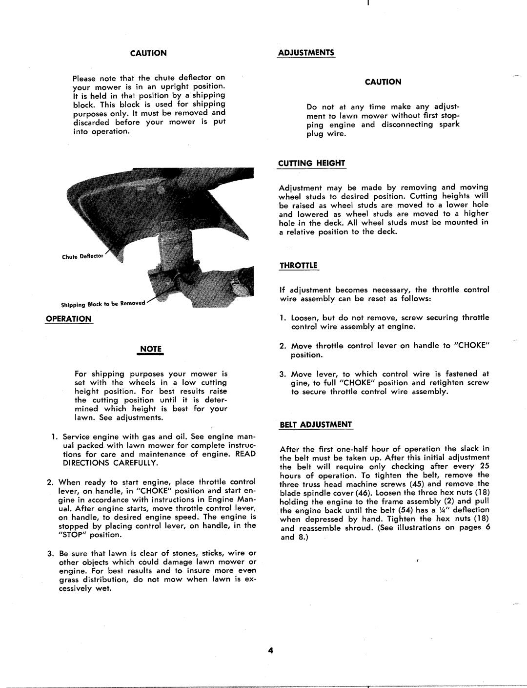 MTD 114-500A manual 