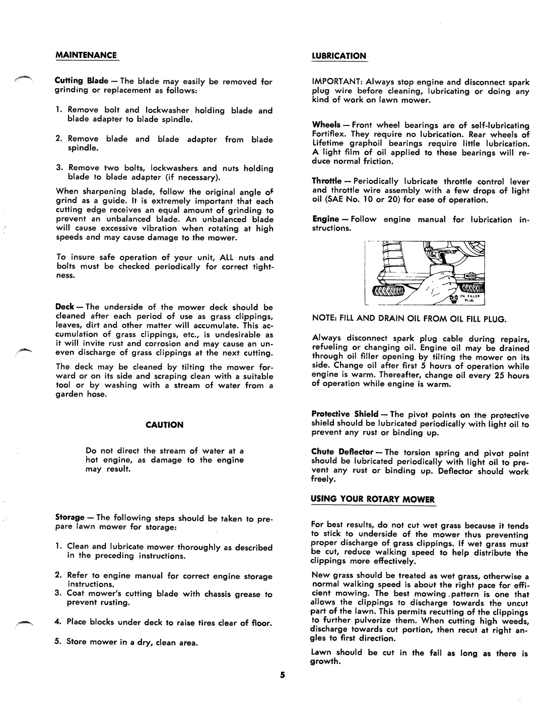 MTD 114-500A manual 