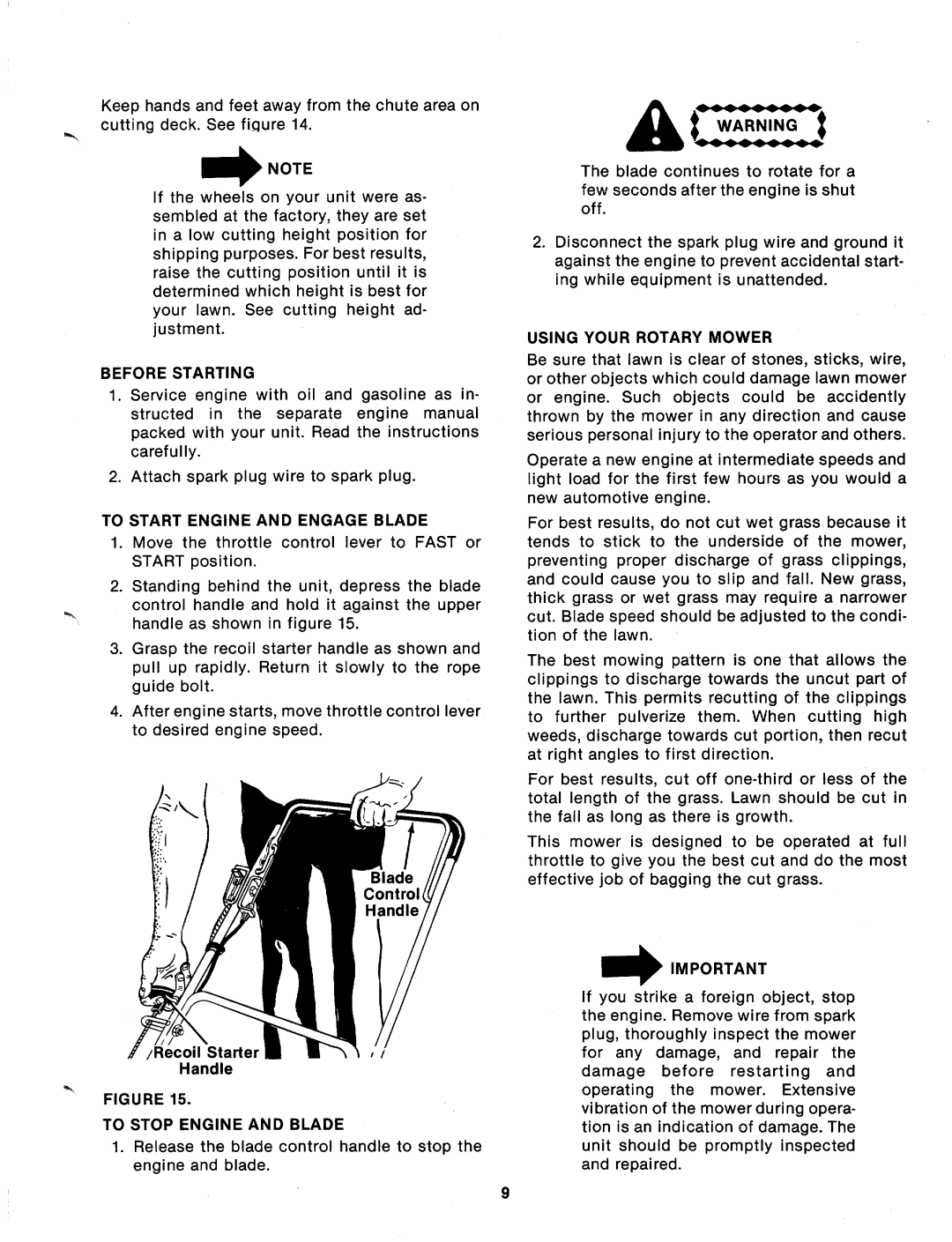 MTD 115-060-000, 115-062-000, 115-020-000 manual 