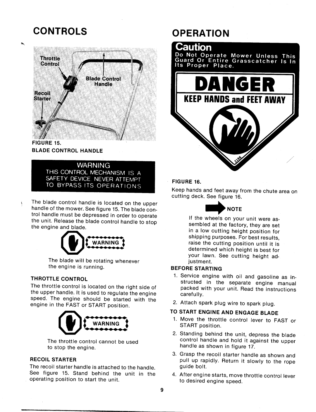 MTD 115-062-352 manual 