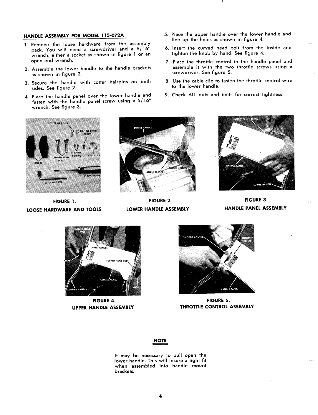 MTD 115-062A, 115-072A manual 