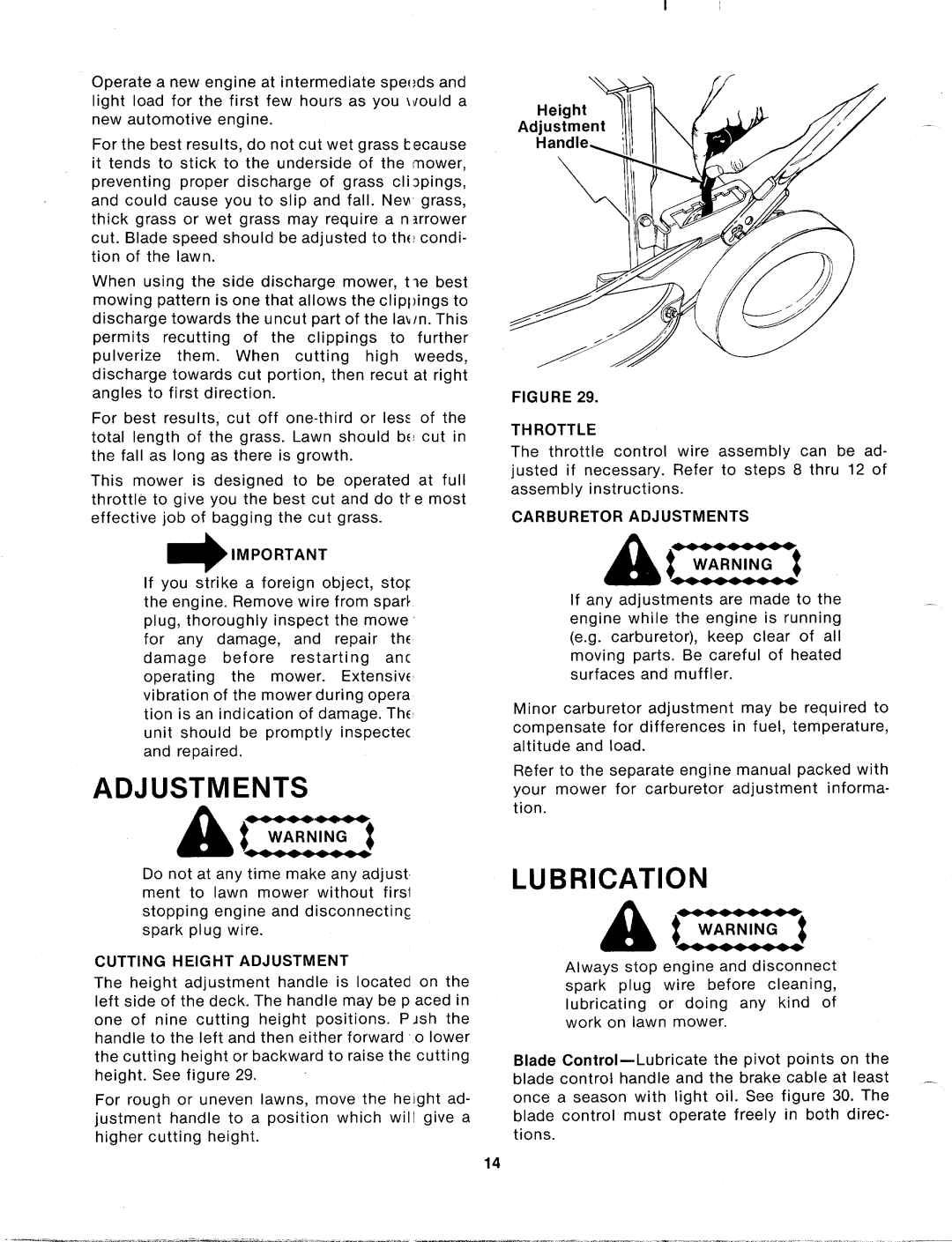 MTD 115-102-000, 115-112-000 manual 