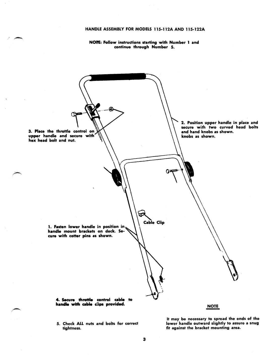 MTD 115-142A, 115-122A, 115-112A, 115-132A manual 