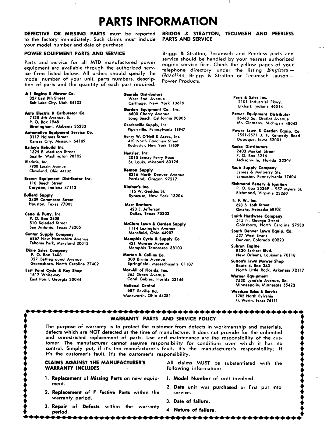 MTD 115-150A, 115-160A manual 