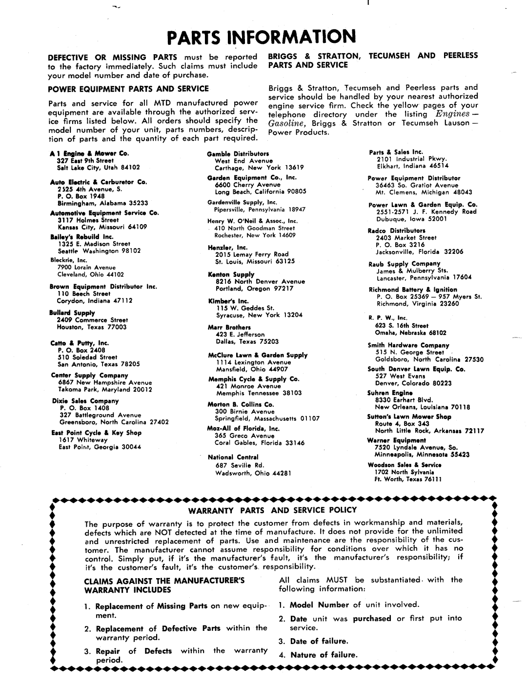 MTD 115-152A, 115-162A manual 