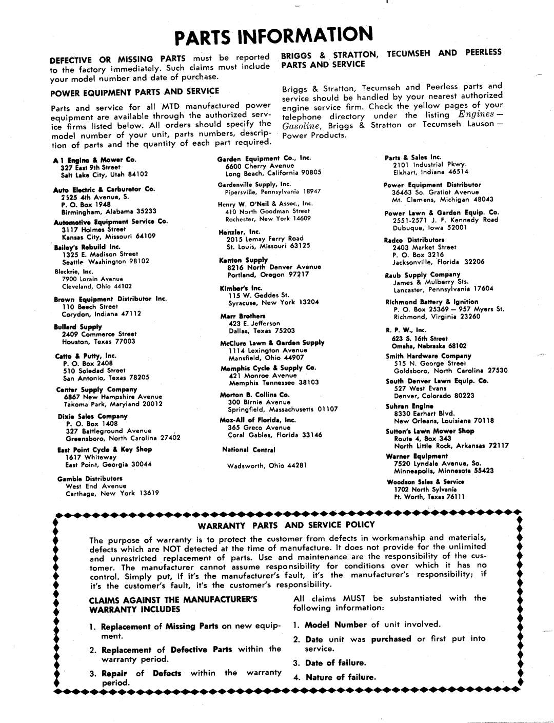 MTD 115-250A, 115-240A manual 