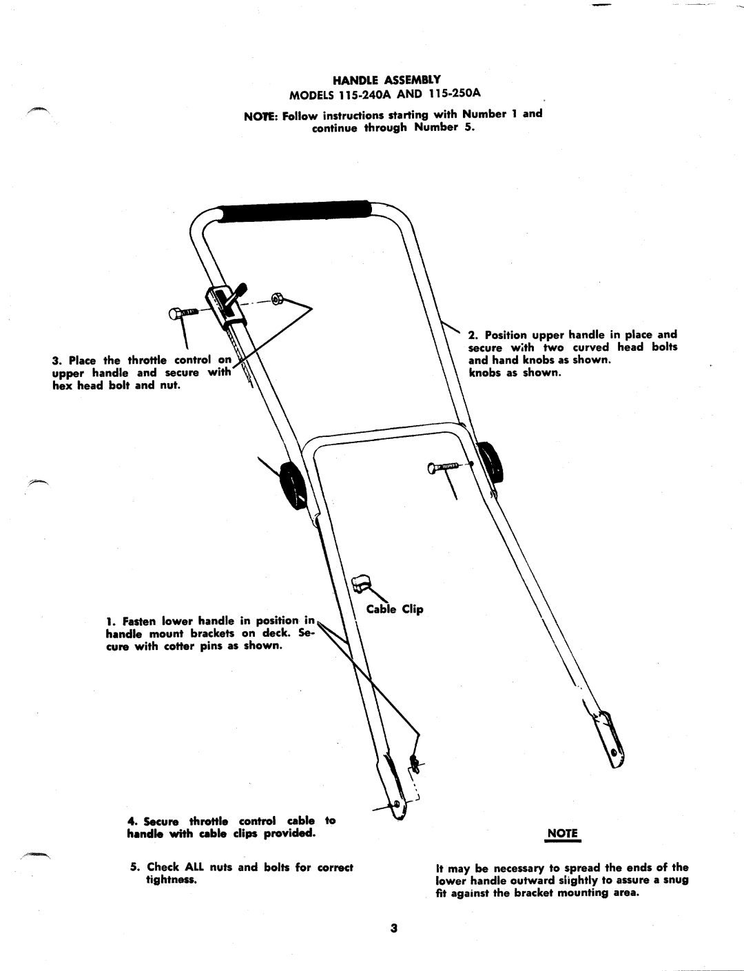 MTD 115-240A, 115-250A manual 