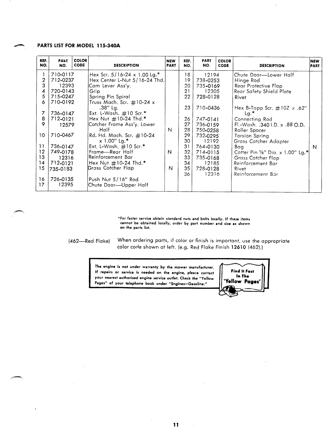 MTD 115-340A manual 