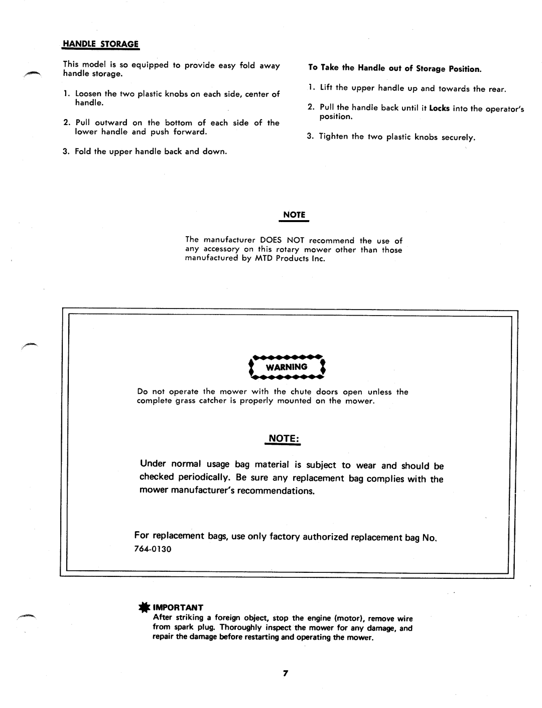 MTD 115-340A manual 