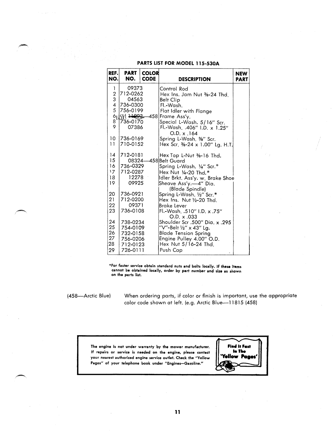 MTD 115-530A manual 