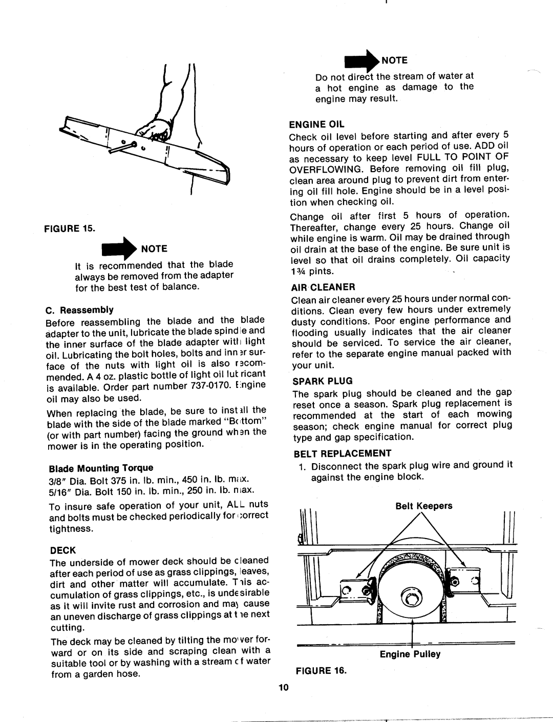 MTD 115-533-000 manual 