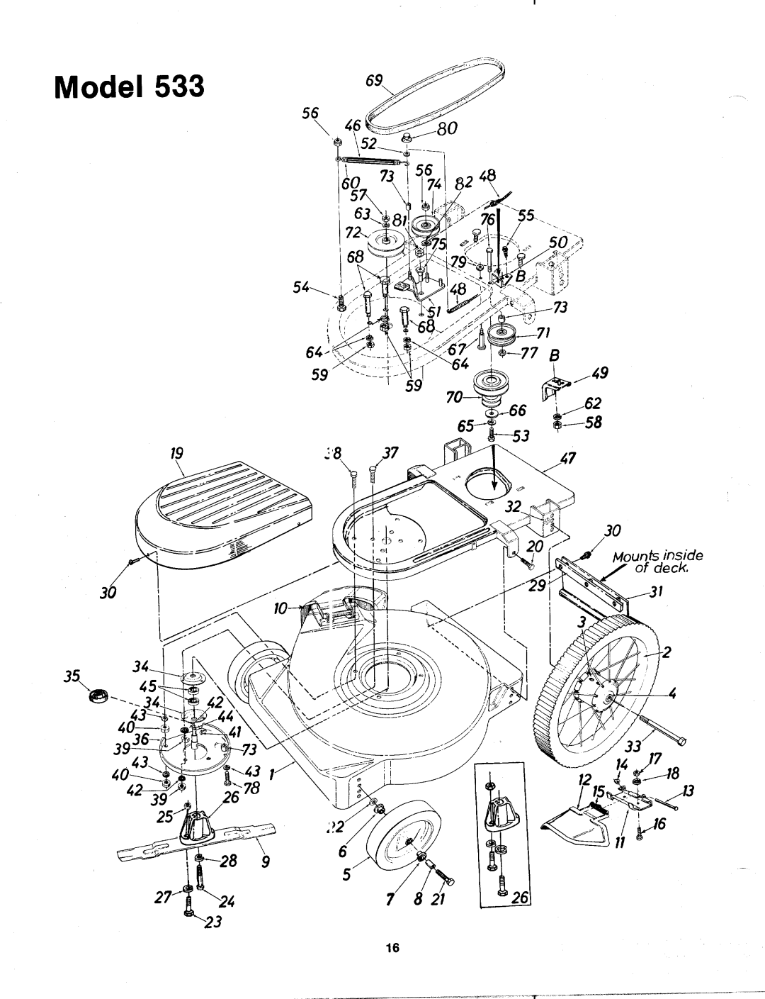 MTD 115-533-000 manual 