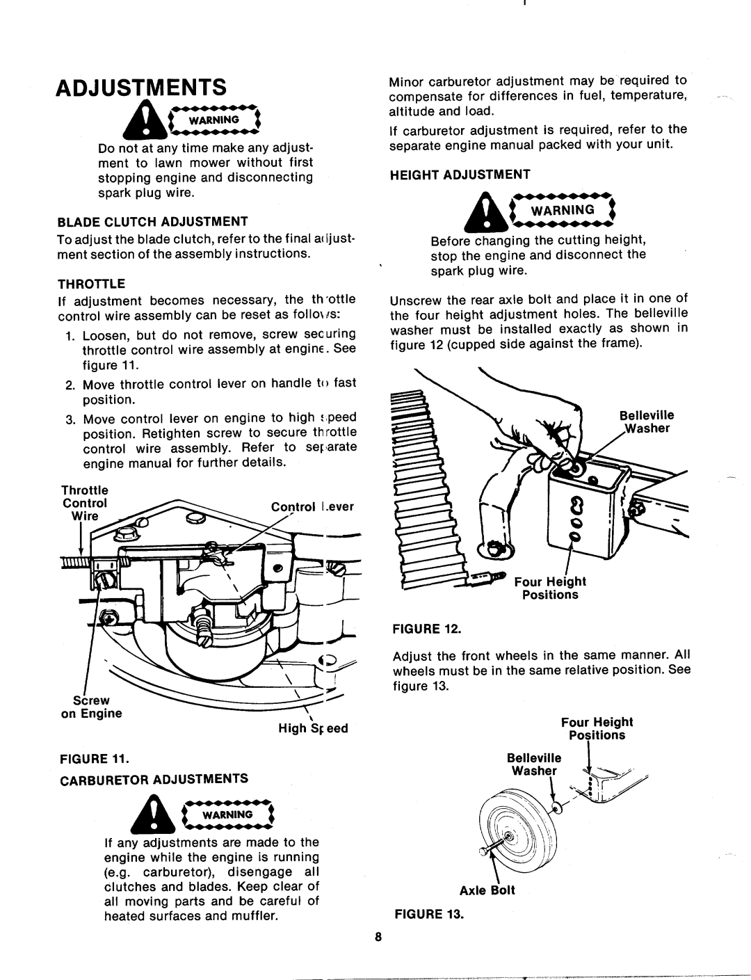 MTD 115-533-000 manual 