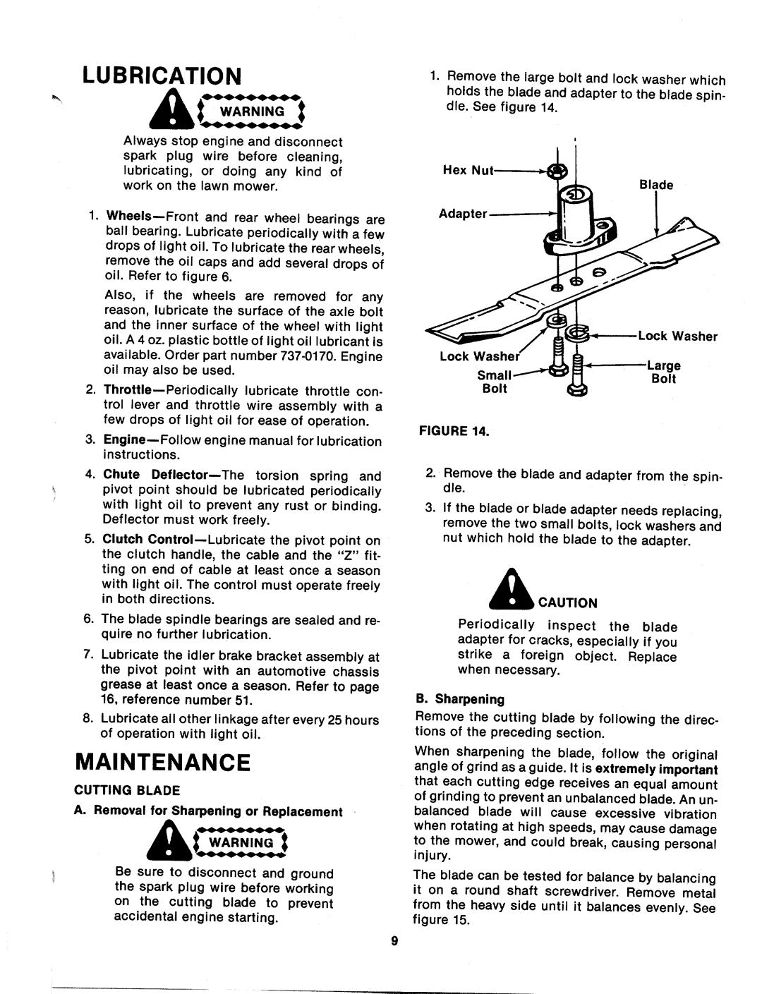 MTD 115-533-000 manual 