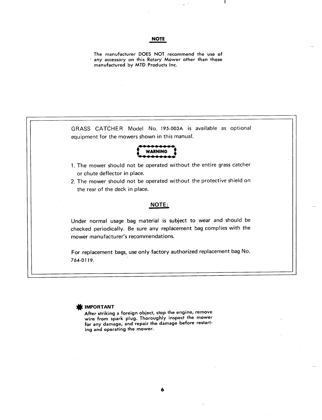 MTD 115-900A, 115-890A, 115-892A, 115-902A manual 