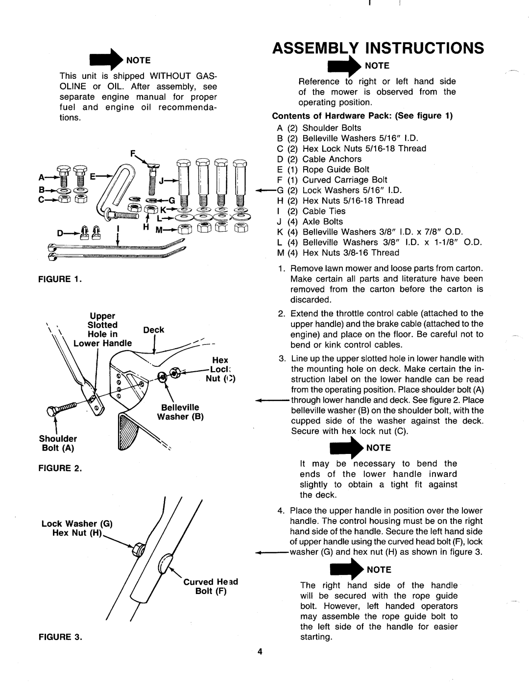 MTD 116-020-000 manual 