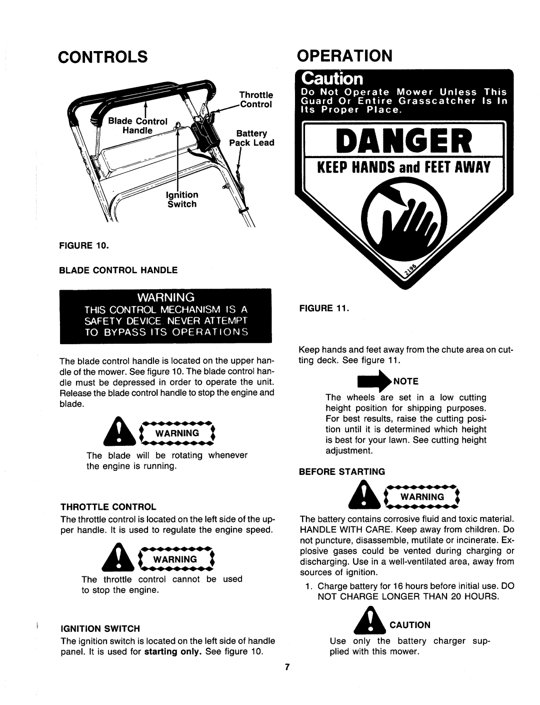 MTD 116-076-019 manual 