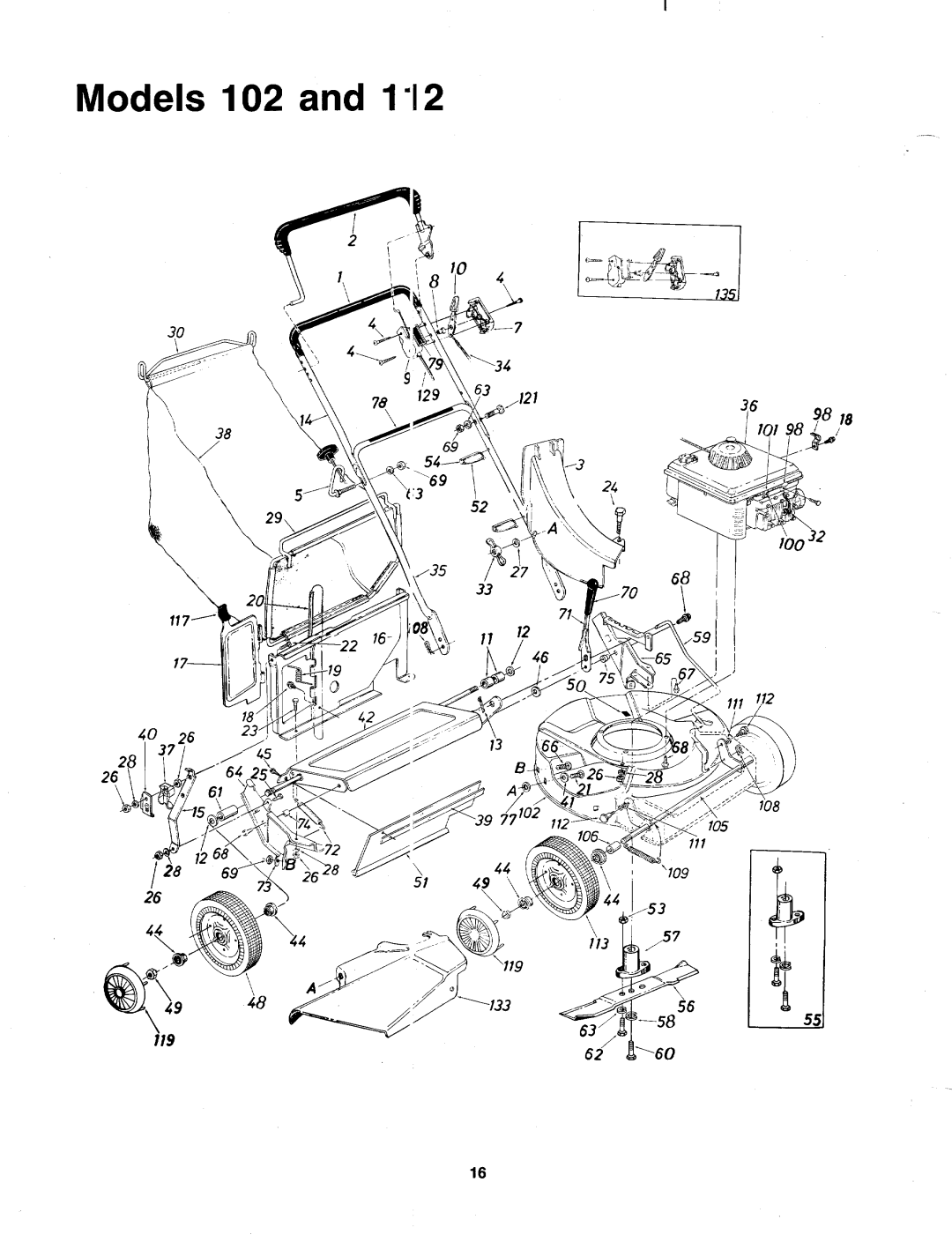 MTD 116-102-000, 116-112-000 manual 