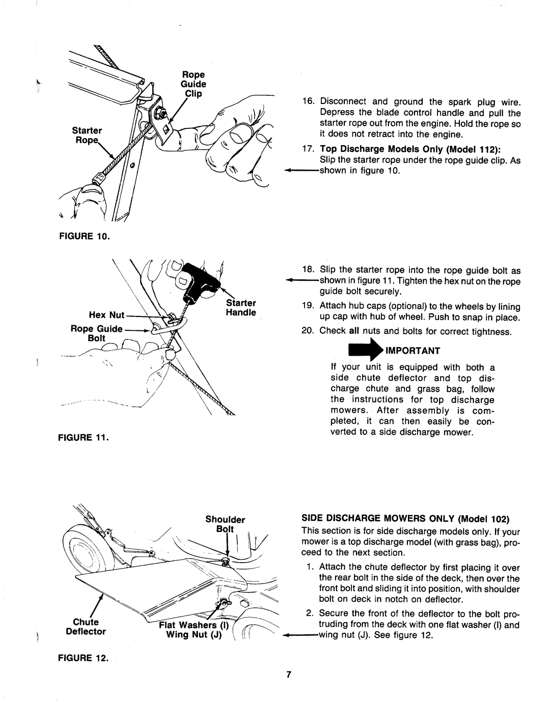 MTD 116-112-000, 116-102-000 manual 