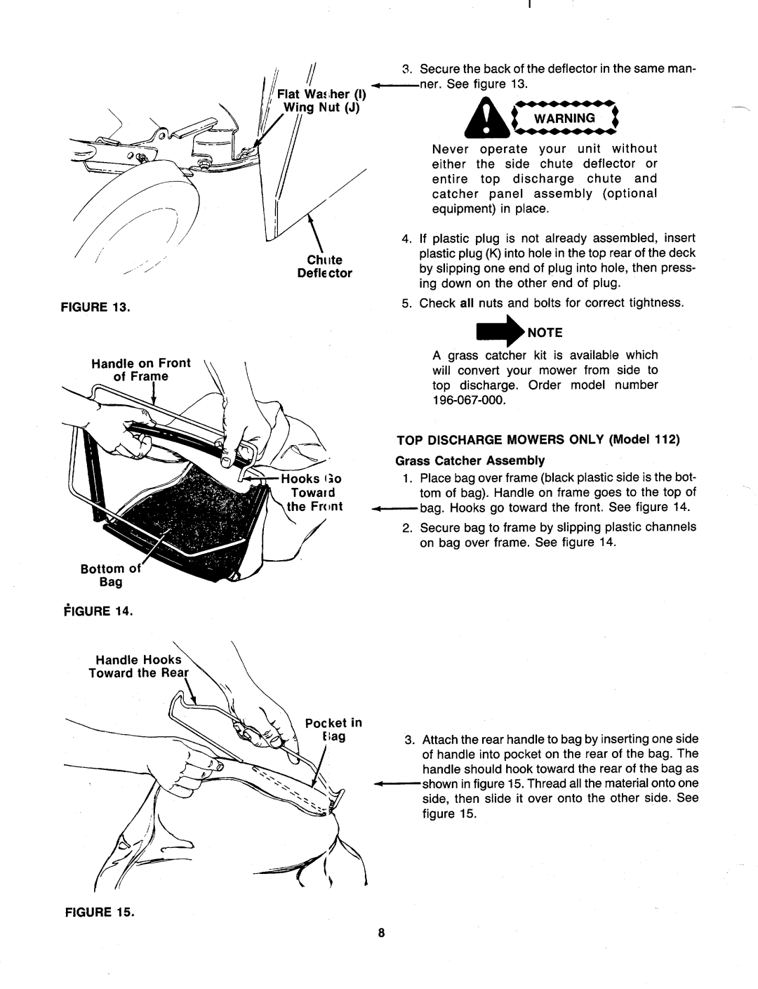 MTD 116-102-000, 116-112-000 manual 