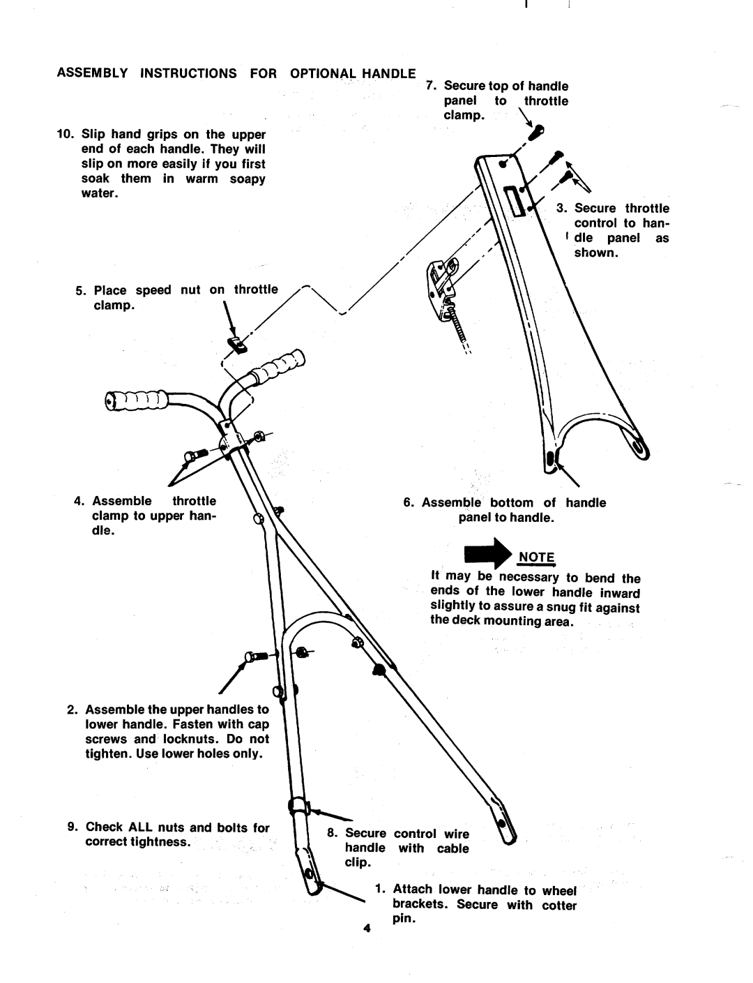 MTD 116-240A, 116-250A manual 