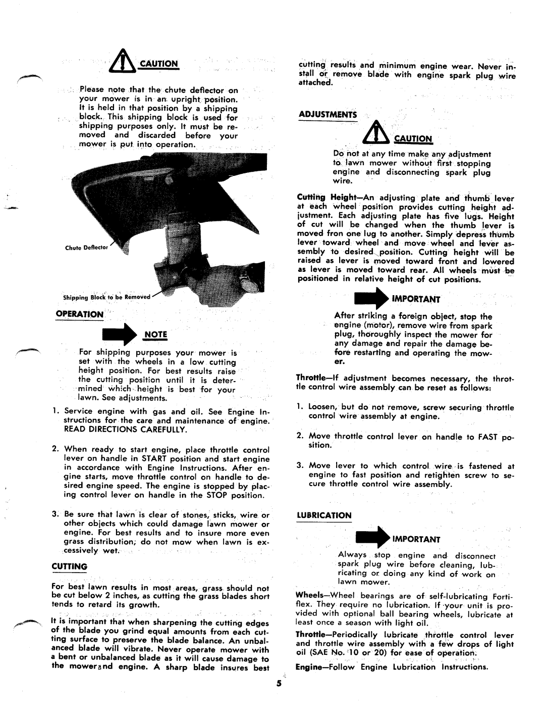 MTD 116-250A, 116-240A manual 