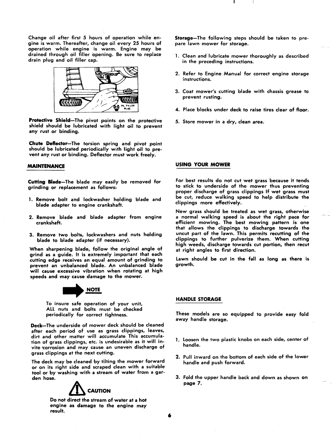 MTD 116-240A, 116-250A manual 