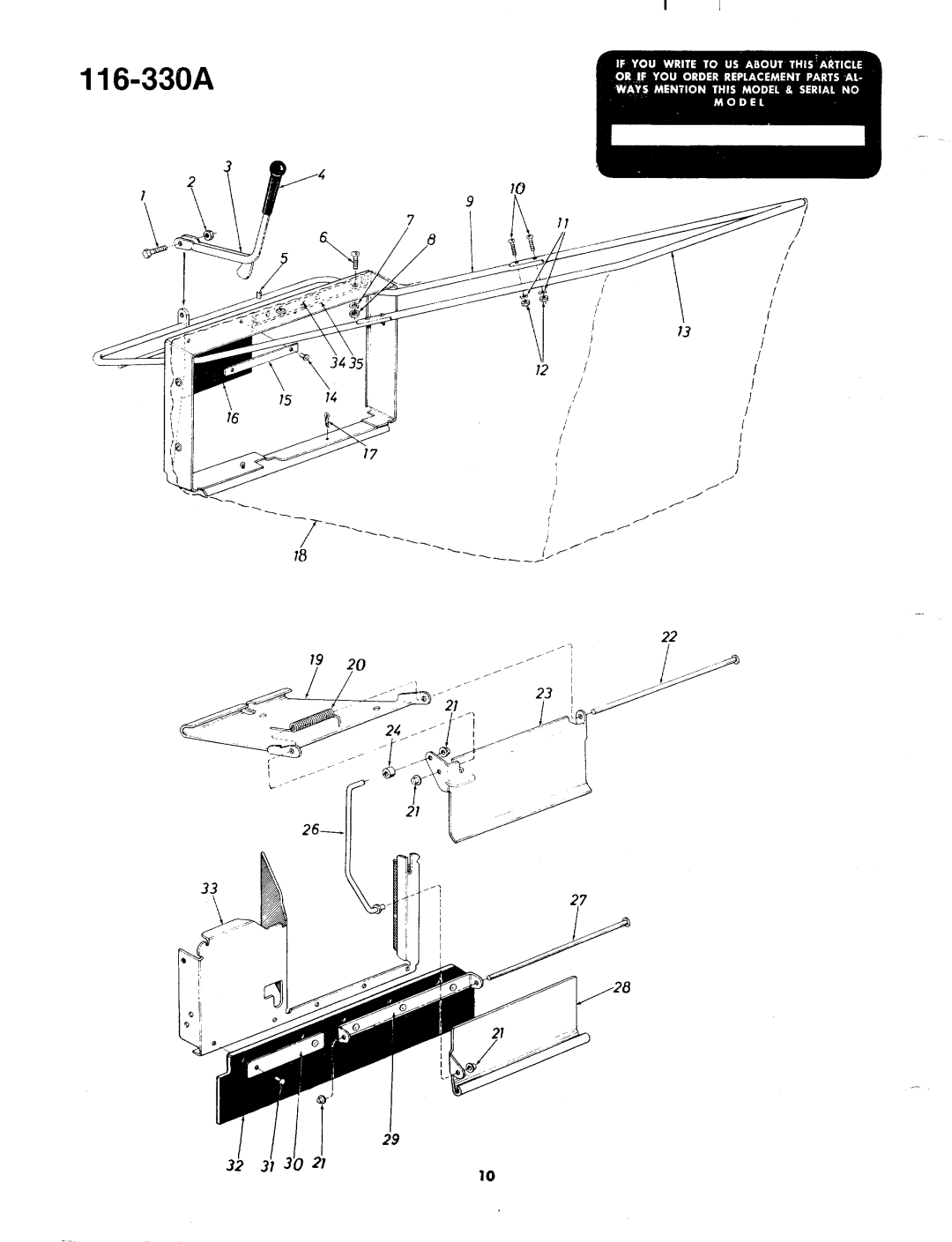 MTD 116-330A manual 